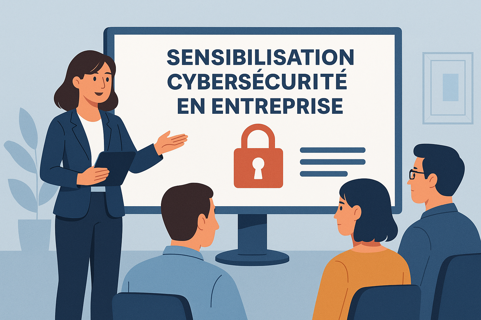 Sensibilisation cybersécurité en entreprise
